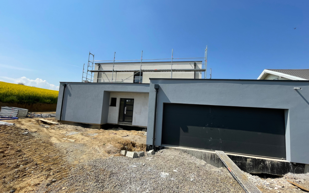 TAGOLSHEIM : finition des travaux extérieurs